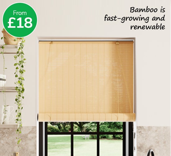 Bamboo Natural Roller Blind